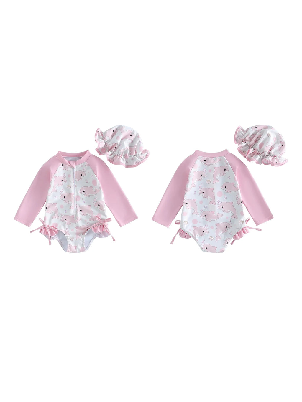 Seashell Rash Guard Set