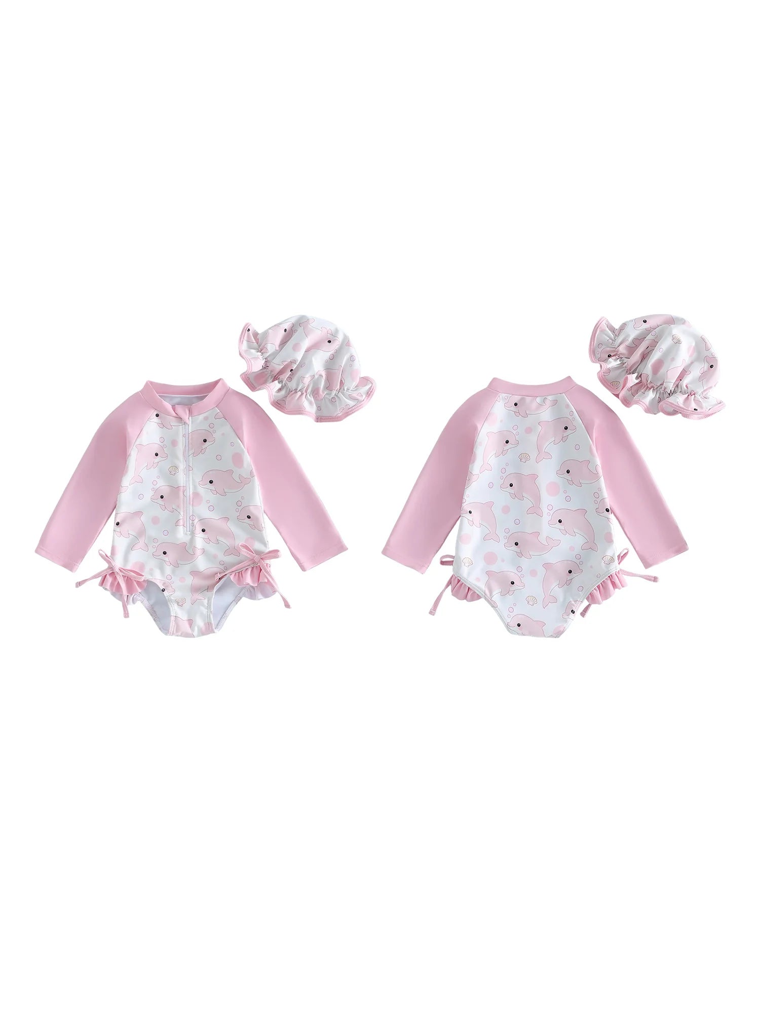 Seashell Rash Guard Set