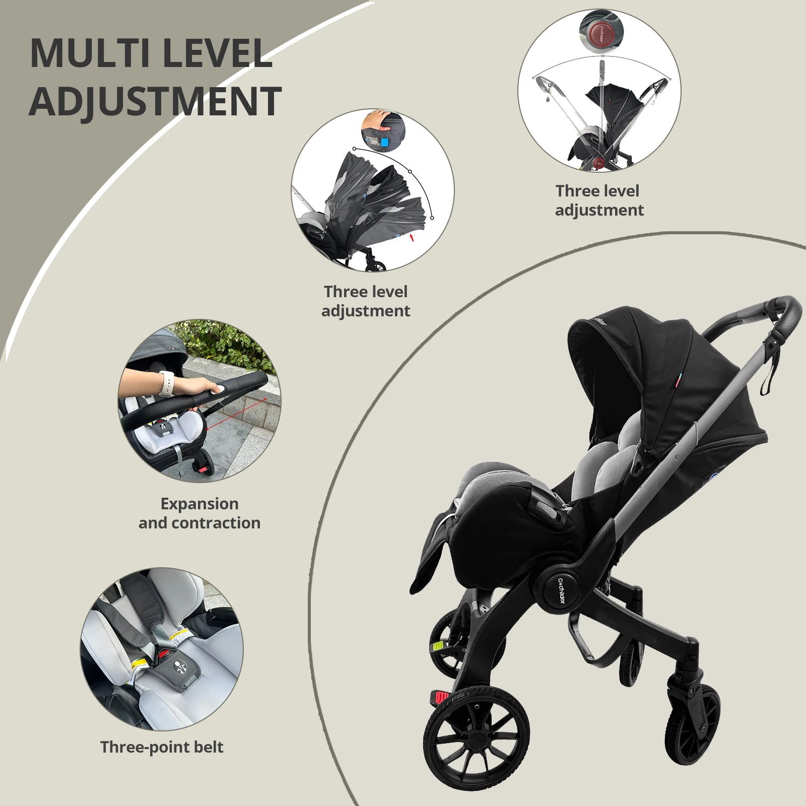 Foldable Camping Stroller