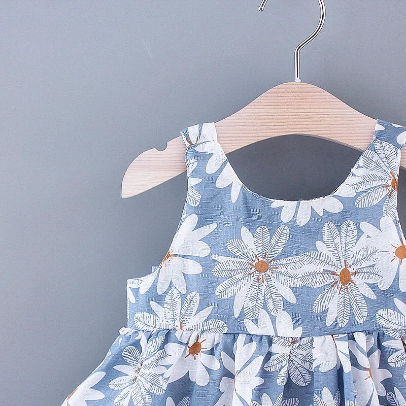 Sweet Bow Floral Dress