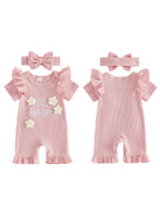 Floral Bow Romper