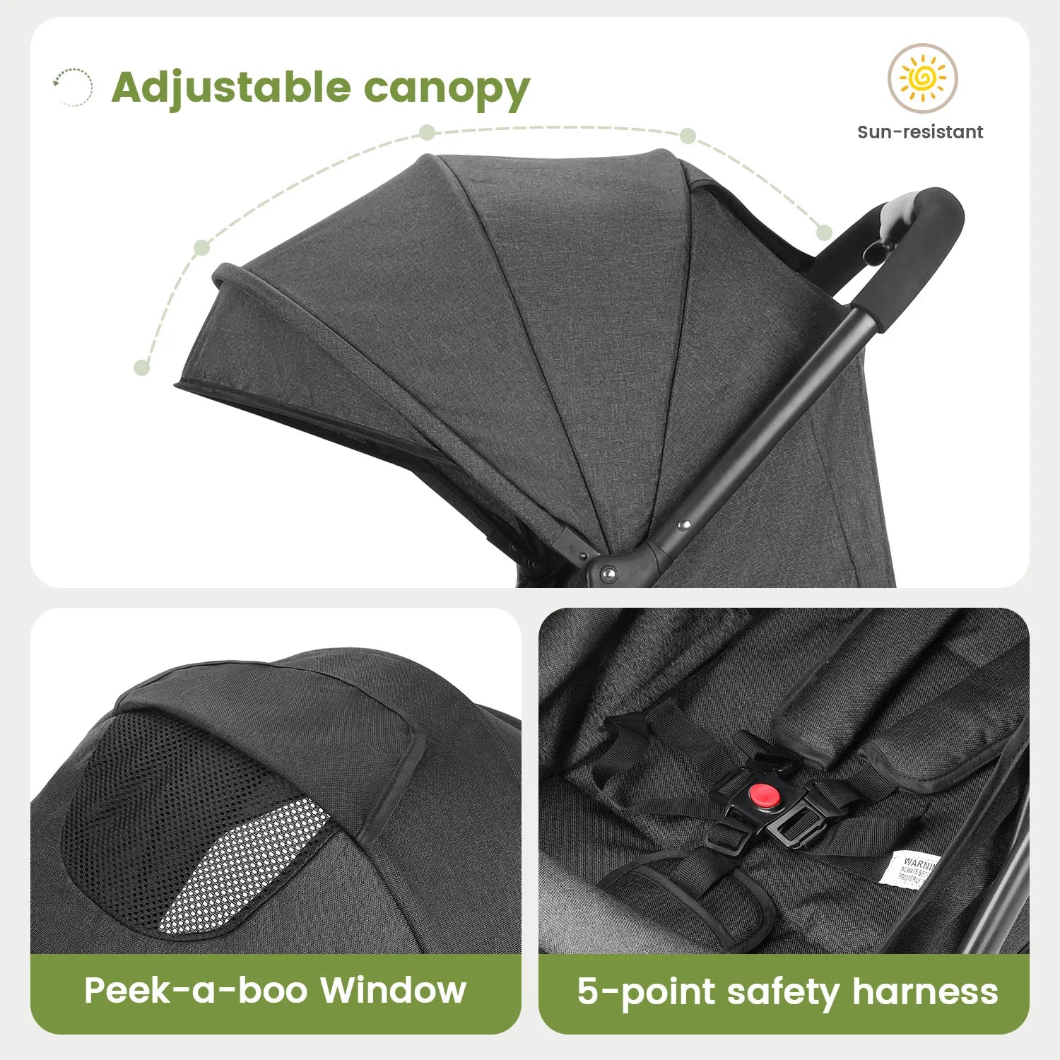 One-Hand Fold Stroller